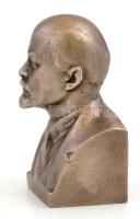 Lenin szobor, alumíníum, jelzés nélkül, m: 11 cm