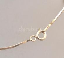 Ezüst(Ag) szögletes kígyó nyaklánc, szögletes kígyó karkötővel, jelzett, h: 19,5 és 69,5 cm, nettó: ...