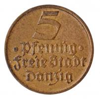 Danzig 1932. 5Pf Al-Br T:2 
Danzig 1932. 5 Pfennig Al-Br C:XF
Krause KM#151
