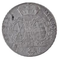 Német Államok / Szászország-Albertine 1788IEC 2/3T Ag "III. Frigyes Ágost" Drezda (14,02g)...