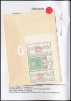 A MABÉOSZ okmány és illetékbélyeg gyűjtők szakosztályának közlönye 2001/1, benne emlékbélyeg + külön...