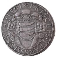 Erdélyi Fejedelemség 1591. Tallér Ag "Báthory Zsigmond" (29,32g) T:2,2- / Principality of ...