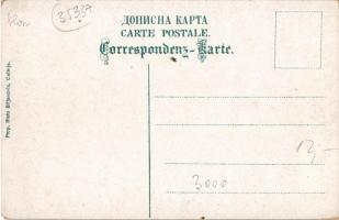 Cetinje, Cettigne; Vue du marché / Blick auf den Marktplatz / market square