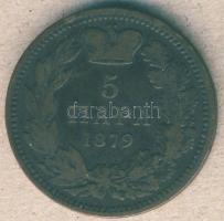 Szerbia 1879. 5P I.Milan T:3