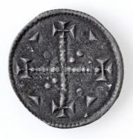 1141-1162. Denar Ag II. Géza (0,27g) T:1- Hungary 1141-1162. Denar Ag Geza II (0,27g) C:AU Huszár: 150., Unger I.: 74.