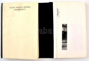 Forgó Sándor(szerk.): Ganz-Mávag diesel zsebkönyv. Bp., 1966., Ganz-Mávag. Kiadói műbőr kötés, jó ál...