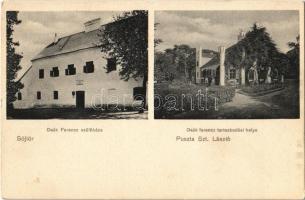 Söjtör, Deák Ferenc szülőháza és tartózkodási helye