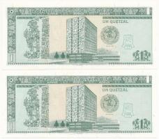 Guatemala 1998. 1Q (2x) sorszámkövetők T:I
Guatemala 1998. 1 Quetzal (2x) sequential serials C:UNC
...