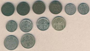 Szerbia 1883-1912. 2P (4x), 5P (3x), 10P (2x), 20P (3x) T:3 Összesen 12db!
