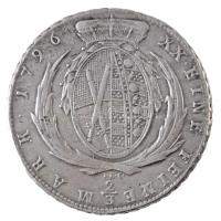 Német Államok / Szászország-Albertine 1796IEC 2/3T Ag "III. Frigyes Ágost" Drezda (14,01g)...