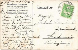 1912 Budapest II. Császár fürdő park. Athenaeum 8419.  (EK)