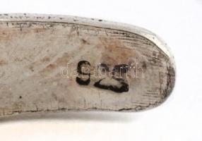 Ezüst(Ag) állítható elefántos gyűrű, jelzett, méret: 46, nettó: 1,4 g