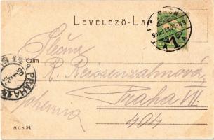 1905 Sopron, Oedenburg; Várkerület, villamos, üzletek, kocsifényező mázoló reklám