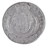 Német Államok / Szászország-Albertine 1804SGH 2/3T Ag "III. Frigyes Ágost" Drezda (14,01g)...