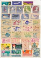 1956-1962 Magyar gyufacímke összeállítás, 165 db címke 2 db kétoldalas A4-es berakólapon