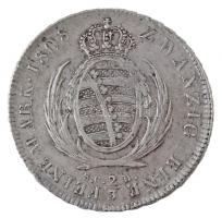 Német Államok / Szászország-Albertine 1808SGH 2/3T Ag "III. Frigyes Ágost" Drezda (13,90g)...