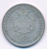 1859B 1/4Fl Ag "Ferenc József" T:2,2-
1859B 1/4Fl Ag "Franz Joseph" C:XF,VF
Ad...