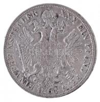 1864B Vereinsthaler Ag "Ferenc József" Körmöcbánya (18,53g) T:2 / Hungary 1864B Vereinstha...