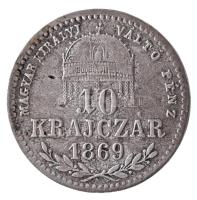 1869GYF 10kr Ag "Magyar Királyi Váltó Pénz" T:2-,3 patina
Adamo M10.1