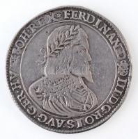 1645K-B Tallér Ag III. Ferdinánd Körmöcbánya (28,27g) T:2,2- kis rep., ü. / Hungary 1659K-B Thaler Ag Ferdinand III Kremnitz (28,27g) C:XF,VF small crack, ding Huszár 1241., Unger II: 939.a