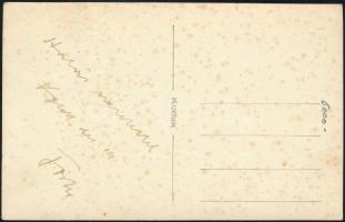 cca 1930-1940 Katonai lelkész fotója, fotólap, Veszprém, vitéz Mészáros műterméből, 13x8 cm