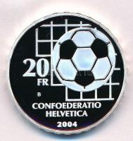 Svájc 2004. 20Fr Ag "100 éves a FIFA" eredeti dísztokban T:PP patina
Switzerland 2004. 20...