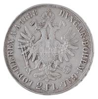 Ausztria 1884. 2Fl Ag "Ferenc József" Bécs (24,73g) T:2 kis ph. / Austria 1884. 2 Florin A...