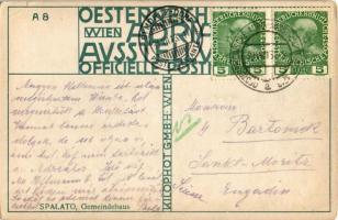 1913 Split, Spalato; Gemeindehaus. Oesterreichische Adria Ausstellung Officielle Postkarte A8. Kilop...