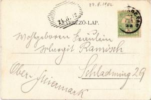 1902 Boksánbánya, Németbogsán, Deutsch-Bogsan, Bocsa Montana; utcaképek, zsinagóga, Martin Demetrovi...