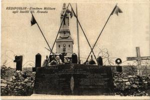 Fogliano Redipuglia, Cimitero Militare agli Invitti III. Armata / military cemetery, war cemetery of the Italian Third Army (from postcard booklet)