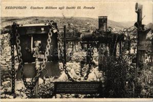 Fogliano Redipuglia, Cimitero Militare agli Invitti III. Armata / military cemetery, war cemetery of the Italian Third Army (from postcard booklet)