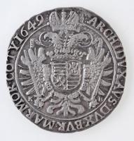 1649K-B Tallér Ag "III. Ferdinánd" Körmöcbánya (28,61g) T:2 / Hungary 1649K-B Thaler Ag &q...