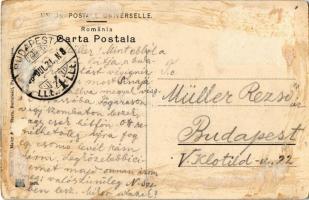 Bucharest, Bucuresci, Bukarest, Bucuresti;  Gara de Nord / railway station (glue marks)