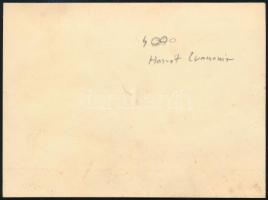 cca 1940 Karácsony a katonacsaládban, az egyiken kitüntetésekkel, közte horvát Zvonimir renddel, fot...