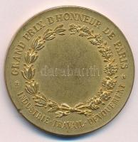 Franciaország 1900. GRAND PRIX DHONNEUR DE PARIS - INDUSTRIE TRAVAIL DÉVOUEMENT kétoldalas Br emlékérem (60mm) T:2 France 1900. GRAND PRIX DHONNEUR DE PARIS - INDUSTRIE TRAVAIL DÉVOUEMENT two-sided Br commemorative medallion (60mm) C:XF