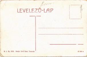 Temesvár, Timisoara; Úri utca, villamos a hídon, Józsefvárosi vasútállomás. W.L. Bp. 2030. Kiadja Ge...