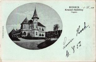 1900 Marosberkes, Birkis, Birchis; Mocsónyi-kastély. B. Angerstein / castle (EK)