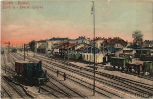 Dziedzice, Dzieditz (Czechowice); Bahnhof / Dworzec kolejowy / railway station, locomotive, trains