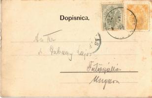 Konjic, Kojnica; Bahnhof, Restauration / railway station, restaurant, winter. B. Goldberger (EK)