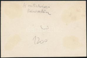 cca 1930 Csillebérc, fotó, 5,5×ő8,5 cm