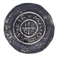 1896. Obulus Ag, fantáziaveret Imre király denárjának mintájára, melyet a Millennium alkalmából adta...