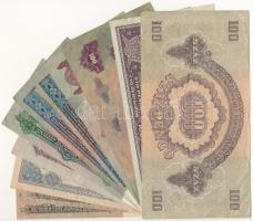 1930-1945. 12db-os pengő és Vöröshadsereg Parancsnoksága pengő bankjegy tétel T:III,III-