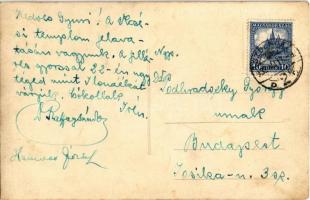 1932 Vecsés, Evangélikus templom. Farkas fényképész felvétele. photo