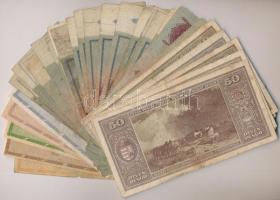 Vegyes 41db-os pengő bankjegy tétel T:III,III-