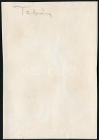 cca 1930 Budapest, tabáni részlet, fotó, 8×5,5 cm