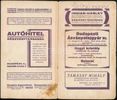 Sopron városának kisméretű térképe, reklámokkal, 20×23 cm