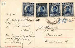 1923 Banja Luka, Banjaluka; Dobrasova Gasse / street, railway crossing with railwaymen