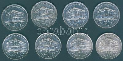 1992-93. 200Ft Ag "MNB" (8x) T:BU,2
