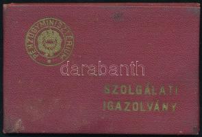 1976 A Pénzügyminisztérium fényképes szolgálati igazolványa óvónő részére