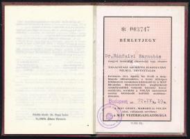 1972 Bp., Fényképes tanácstagi igazolvány